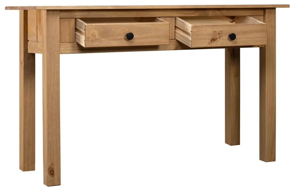Tavolo consolle 110x40x72 cm legno massello pino panama range