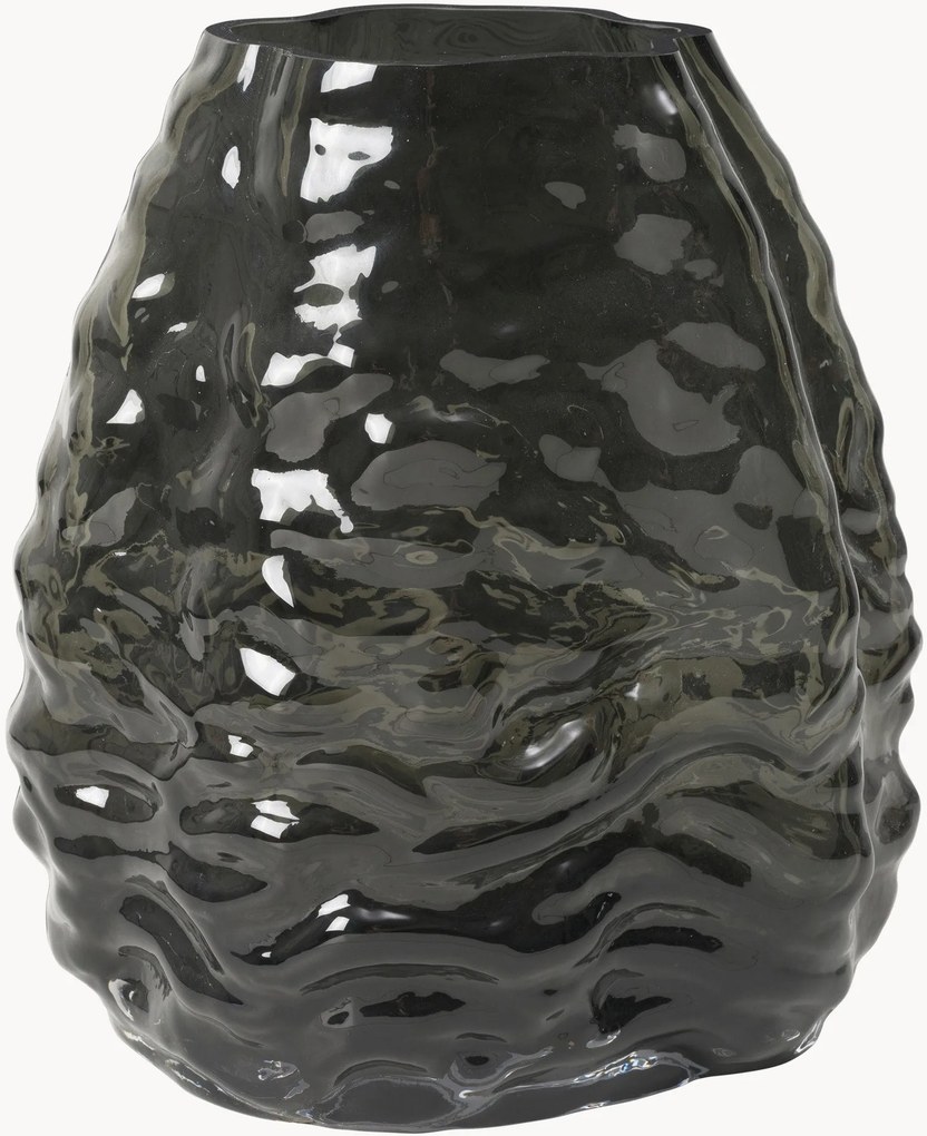 Vaso in vetro soffiato Milla, alt. 25 cm