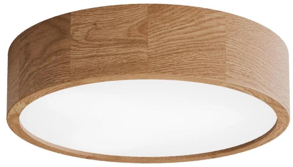 Plafoniera con sensore CLEO 3xE27/24W/230V, diametro 37,5 cm, finitura rovere