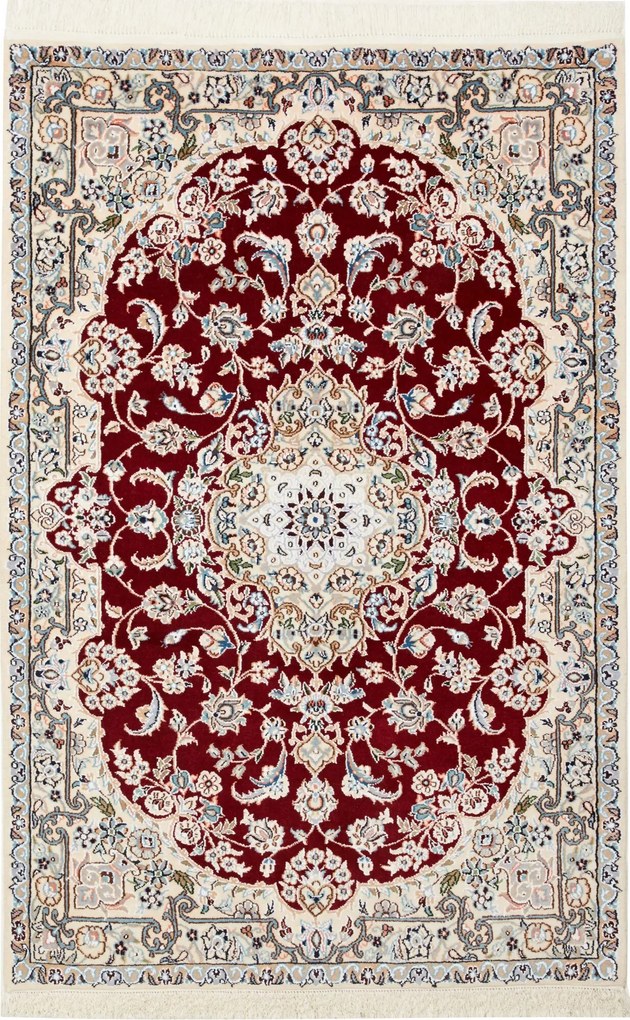 Nain Tappeto 150x100 (Iran) Annodato A Mano