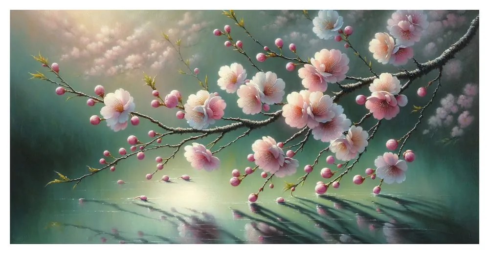 Quadro su tela – Sakura in fiore