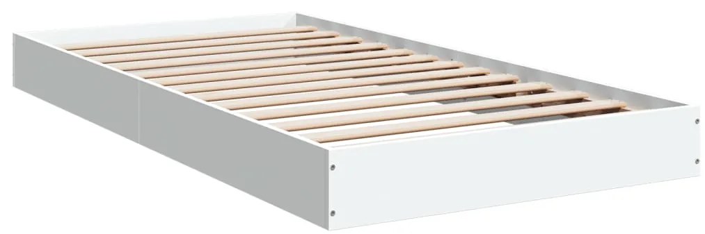 Giroletto bianco 90x190 cm in legno multistrato