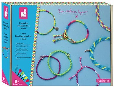 7 braccialetti brasiliani fluo da realizzare