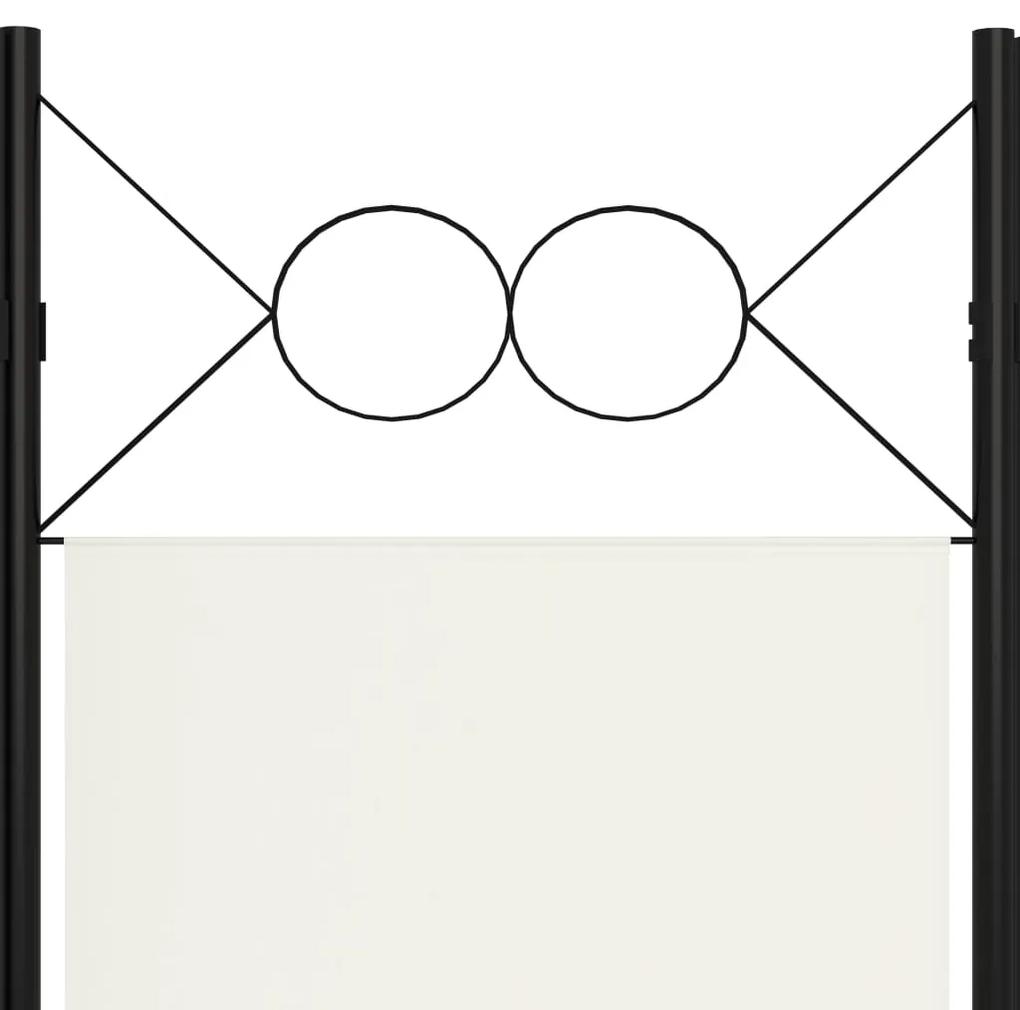 Paravento a 4 Pannelli Bianco 160x180 cm