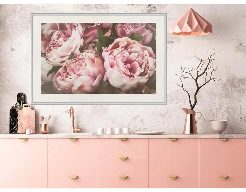 Poster Pastel Peonies