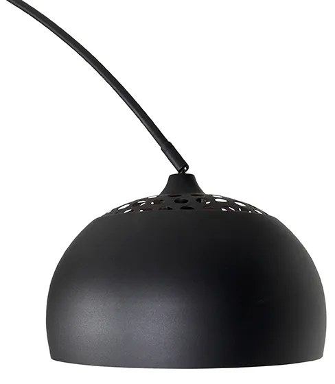 Lampada da terra ad arco moderna nera - XXL