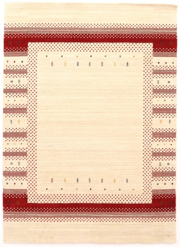 Loribaft Tappeto 300x210 Beige (Indian) Realizzato A Mano
