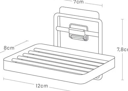 Portasapone autoportante in metallo bianco Film Hook - YAMAZAKI