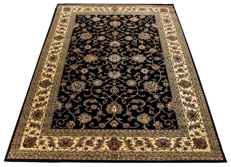 Tappeto in nero e oro 160x230 cm Marrakesh - Ayyildiz Carpets