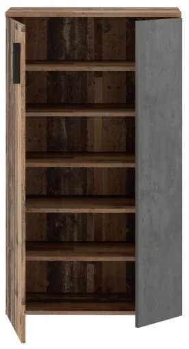 Scarpiera ETON marrone/antracite