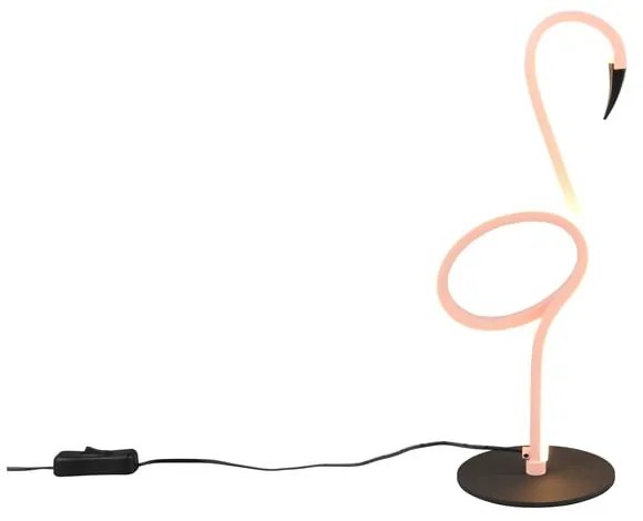 Lampada da tavolo rosa (altezza totale 35 cm) Ingo – Reality