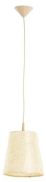 Lampadario a sospensione con filo GUMON 1xE27/15W/230V beige