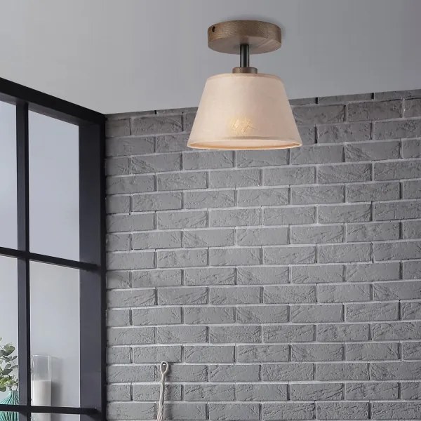 Brilagi - Lampadario LED ANTHONY 1xE14/60W/230V noce/beige