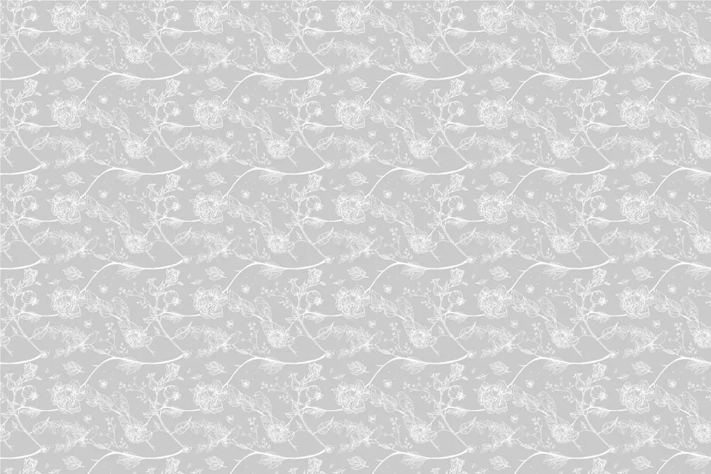 Carta da parati – Bellissimi uccellini in grigio