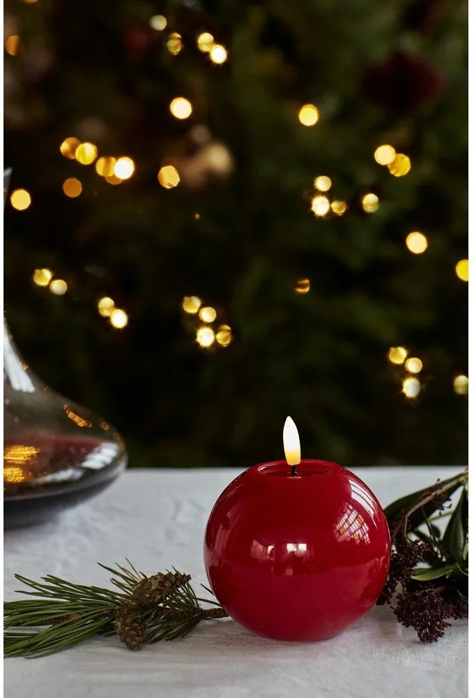 Candela a LED con alimentazione a batteria (altezza totale 9 cm) Sille – Sirius