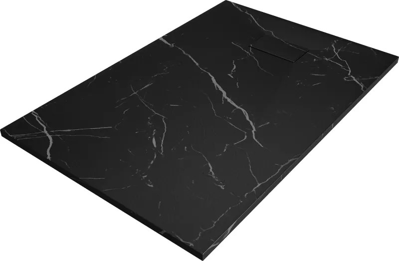 Mexen Hugo piatto doccia rettangolare SMC 120 x 90 cm, pietra nera - 42759012