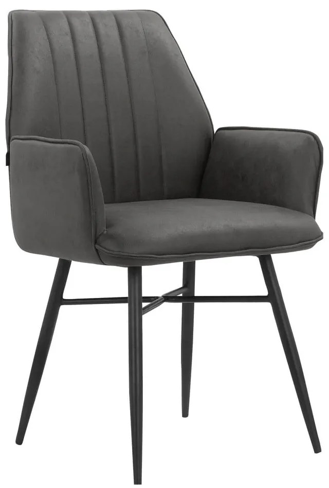 Set di sedie da pranzo color antracite 2 pz Anzo - Støraa