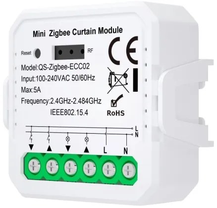 Immax Neo 07580L - Telecomando intelligente per il controllo di tende e tapparelle Tuya