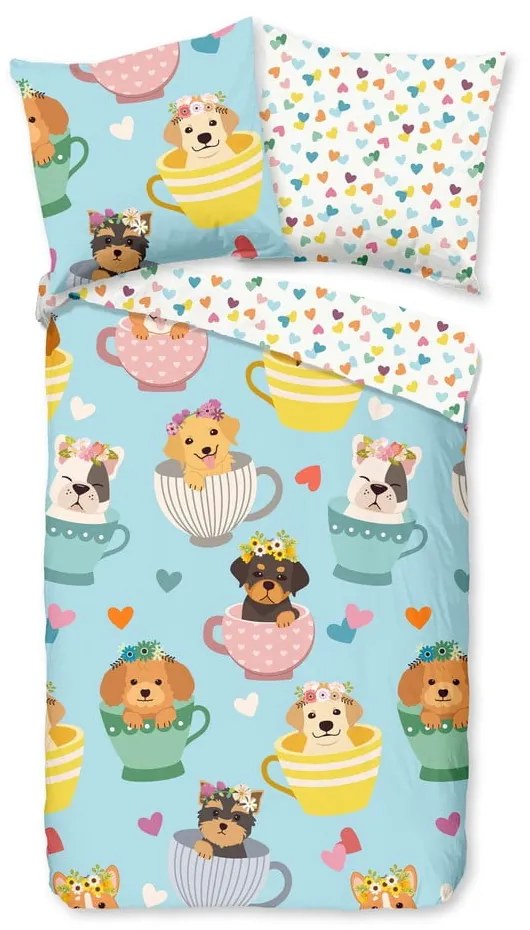 Biancheria da letto per culla in cotone 90x130 cm Dogs - Bonami Selection