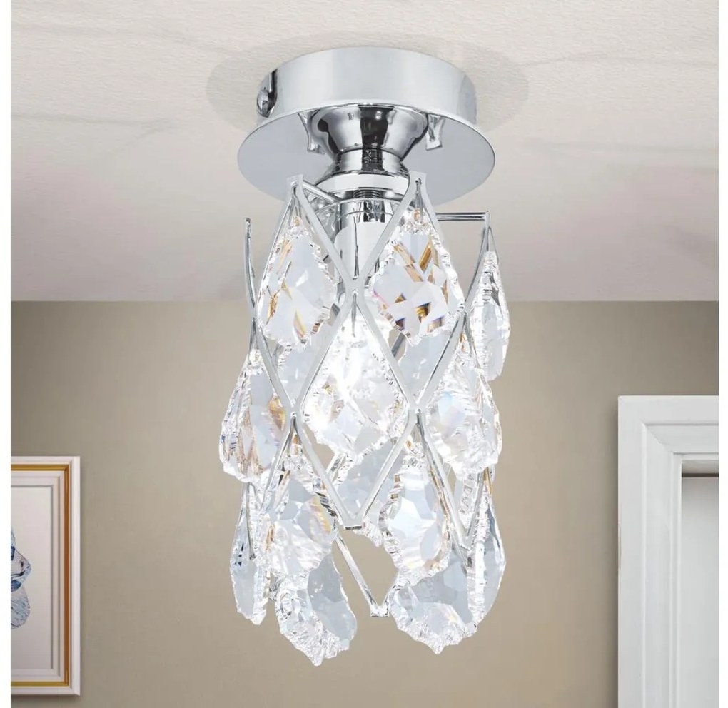 Orion - Plafoniera RITA 1xG9/40W/230V Ø 9 cm cromo lucido