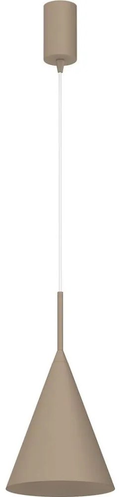 Lampada a sospensione su cavo CAPITAL 1xGX53/15W/230V Ø 17 cm taupe