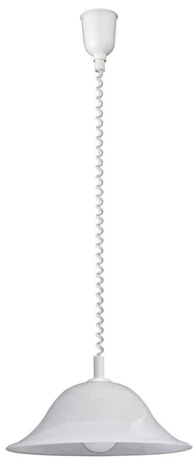 Rabalux 3904 - Lampadario regolabile ALABASTRO 1xE27/60W/230V