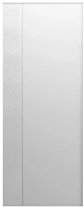 Pannello per porta blindata PAN BTA INCANTO V BCO LAC 94X213 6MM verniciato prodotto senza rivestimento bianco L 94  x H 213 cm, Sp 6 mm apertura reversibile