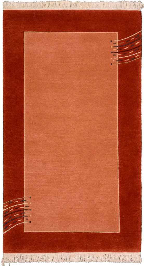 Nepal Tappeto 160x90 Rosa (Indian) Annodato A Mano
