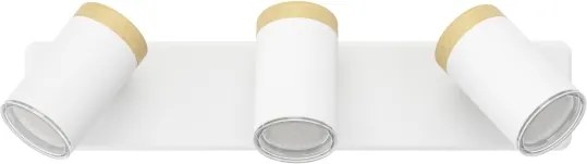 Eglo 300004 - Faretto per bagno CONSUMA 3xGU10/3W/230V IP44 bianco/beige