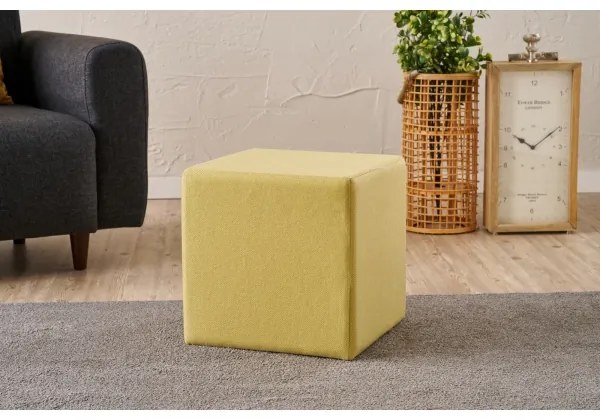 Sgabello CUBI 40x40 cm giallo