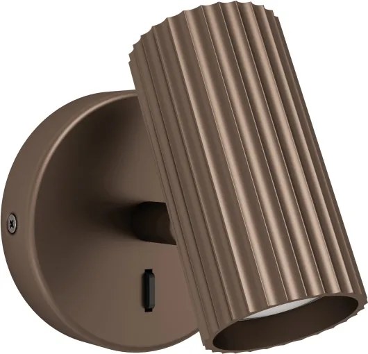 Eglo 902035 - Faretto da parete PORTILLO 1xGU10/5W/230V marrone
