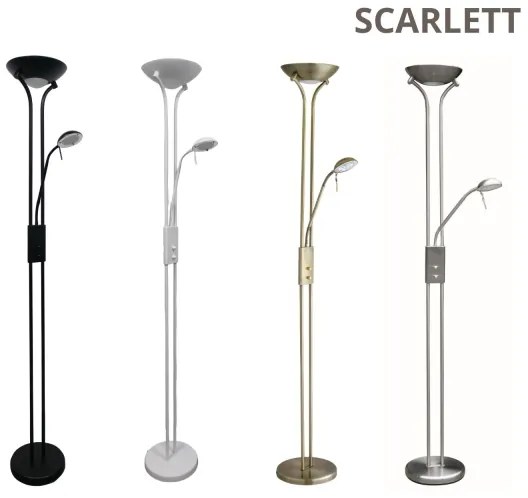 Brilagi - Lampada da terra dimmerabile SCARLETT 1xR7s/230W/230V + 1xG9/40W, finitura bronzata