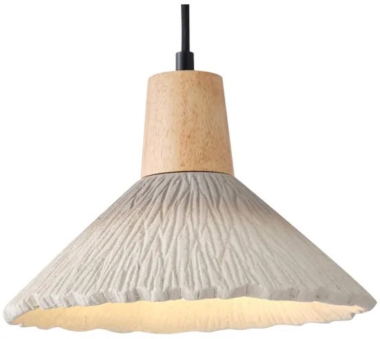 Lampadario a sospensione con filo 1xE27/15W/230V color crema