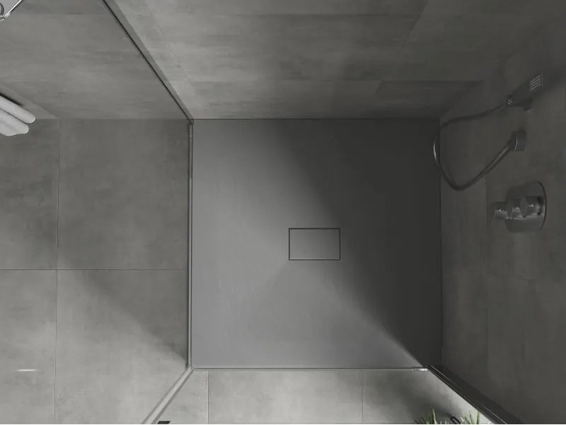 Mexen Hugo piatto doccia quadrato SMC 100 x 100 cm, grigio - 42611010