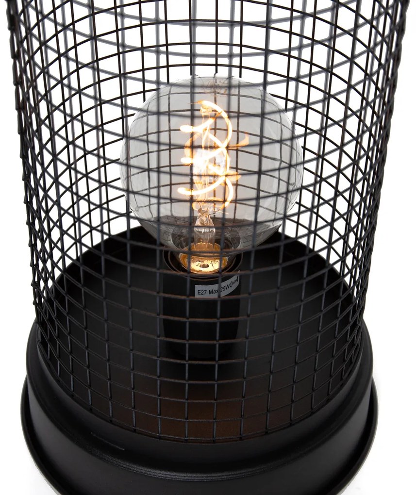 Lampada da tavolo moderna grigia da 52 cm - Horario