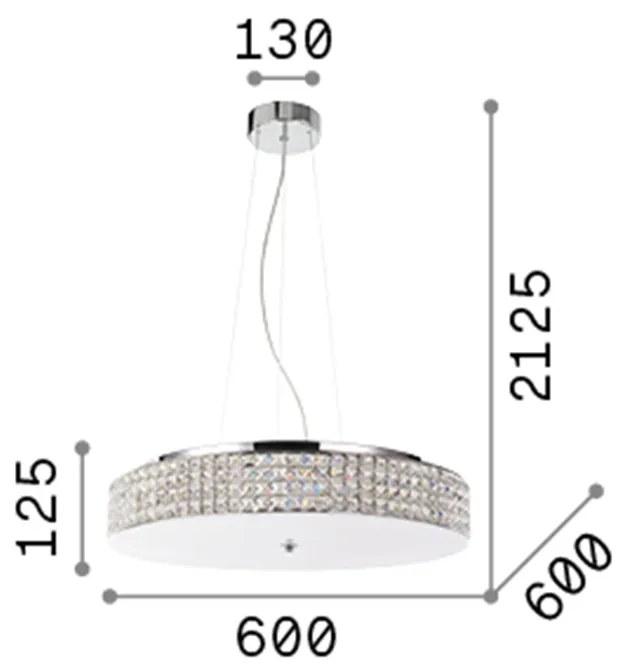 Proiettore Cilindrico Smile Alluminio Nero Led 30W 3000K Luce Calda Cri90 50°