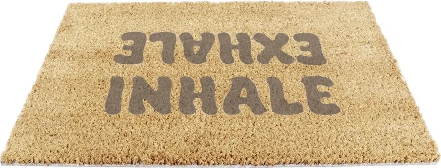 Zerbino in fibra di cocco 60x90 cm Inhale Exhale - Artsy Doormats