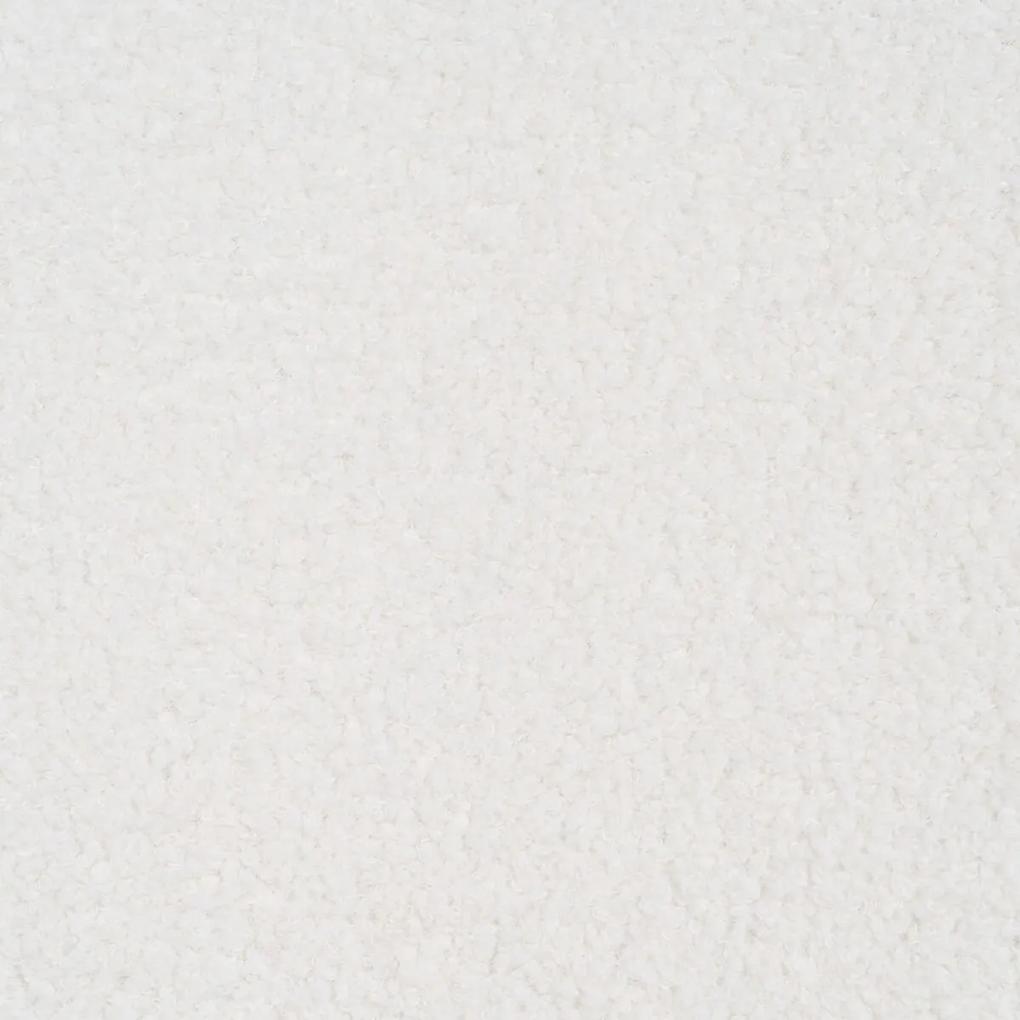 Poltrona 62 x 75 x 74 cm Tessuto Sintetico Metallo Bianco