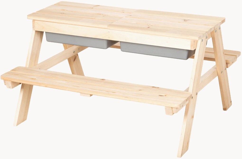 Set di 4 sedute in legno Play