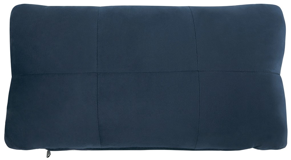 Chaise longue velluto blu con casse bluetooth SIMORRE Beliani