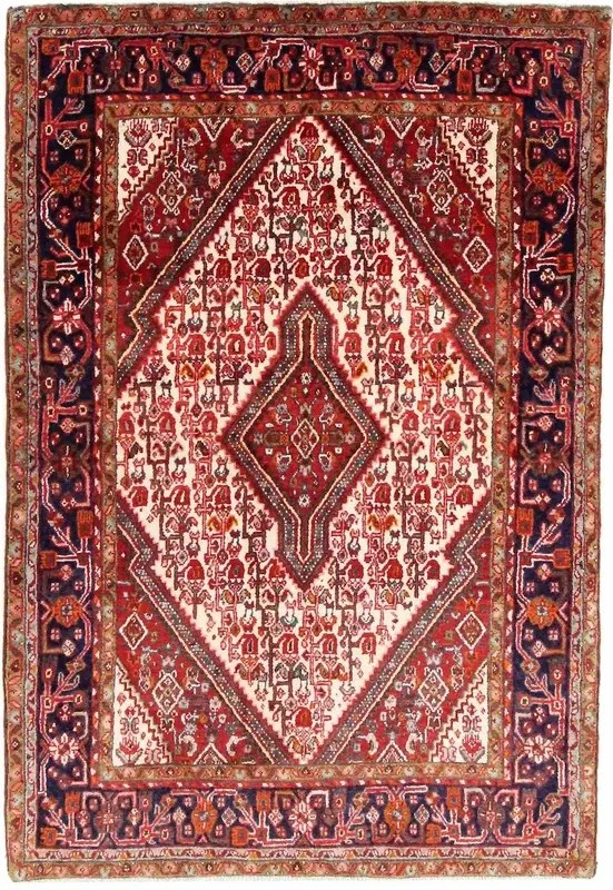 Jozan Tappeto persiano 110 x 160 Beige (Iran) Annodato A Mano