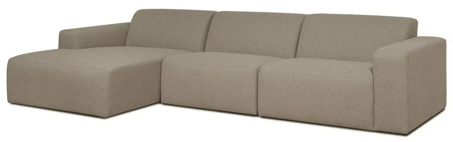 Divano angolare beige (angolo sinistro) Roxy - Scandic