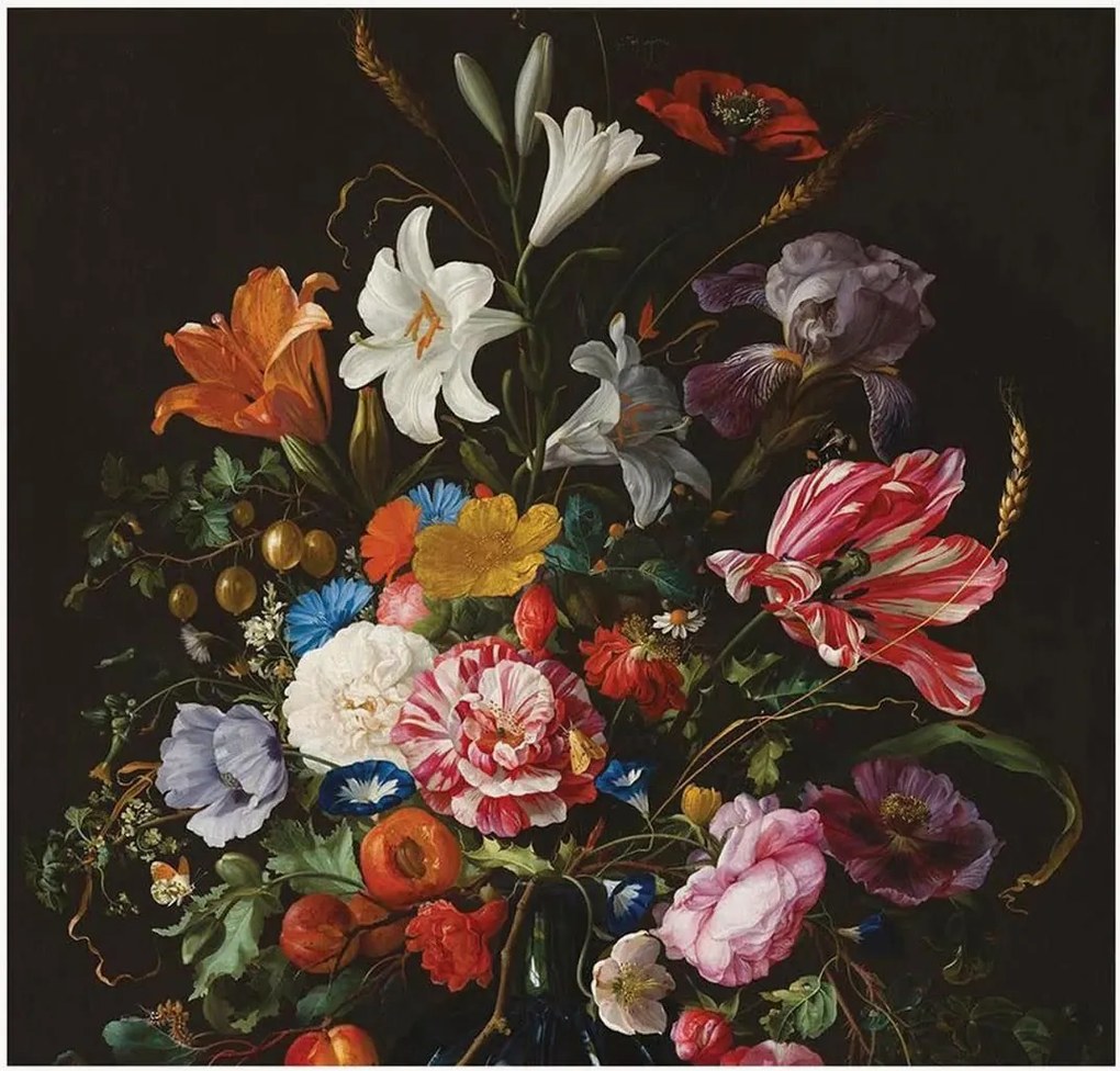 Carta da parati in tessuto non tessuto Golden Age Flowers