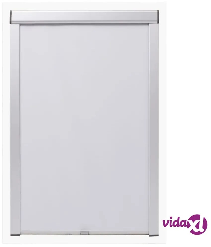 vidaXL Tenda a Rullo Oscurante Persiana Bianca 104