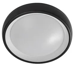 Niniel Round LED Plafoniera da Esterno Black/White - Lindby