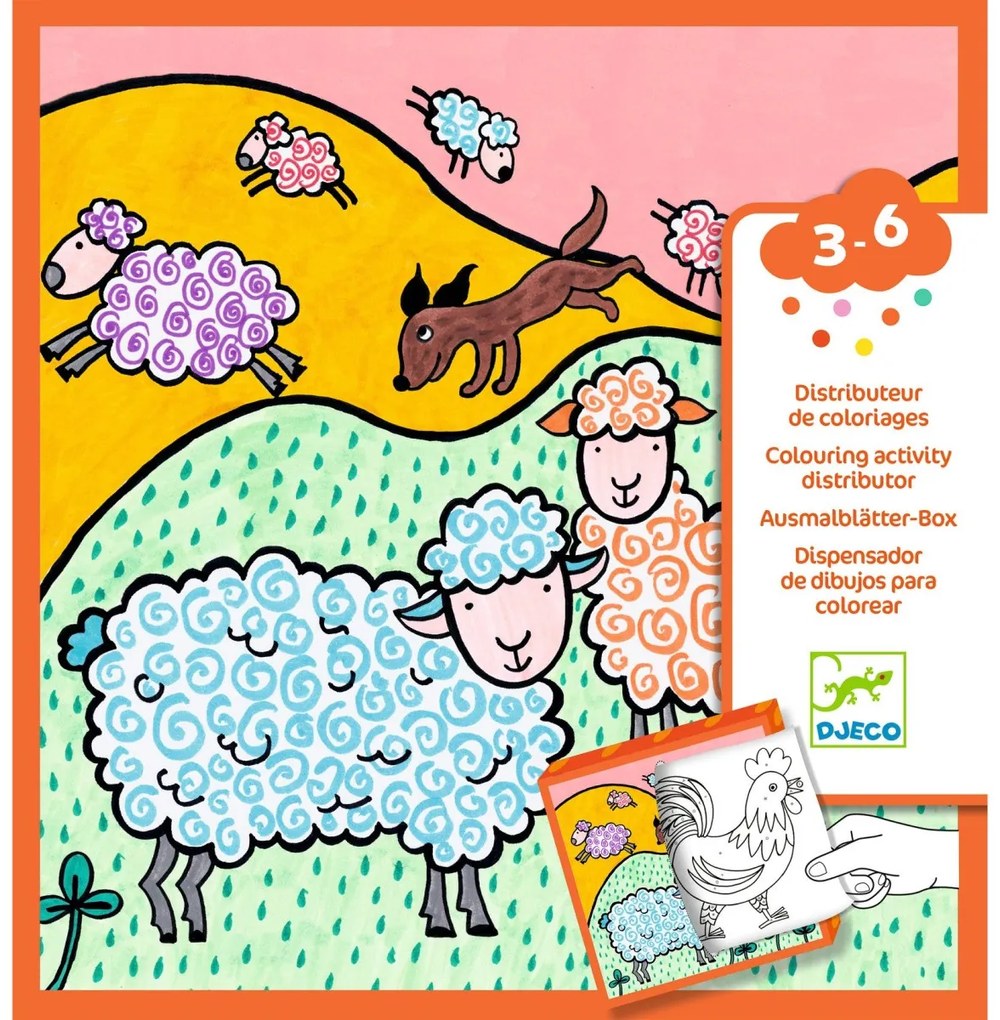 Disegni da colorare e giochi sul tema della fattoria