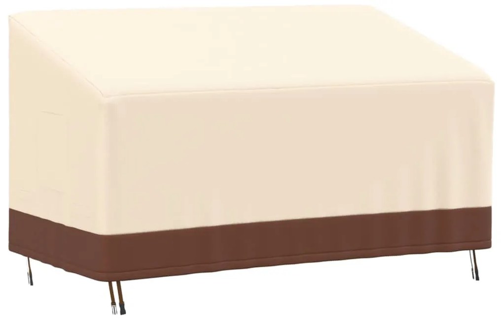 Coperture per panca a 3 posti 2pz 159x84x56/81 cm 600d oxford