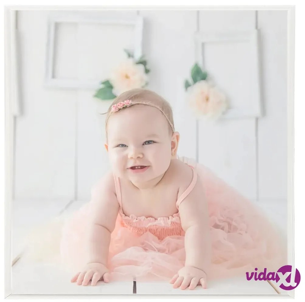 vidaXL Cornici Foto Collage 3 pz per Parete Argento 50x50cm in MDF