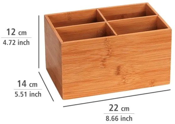 WENKO 23926100 - Scatola TERRA 22 x 14 cm marrone