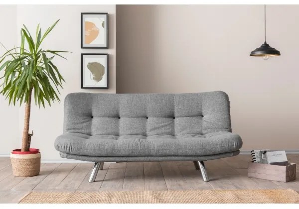 Divanoletto 2 posti BINA, grigio chiaro